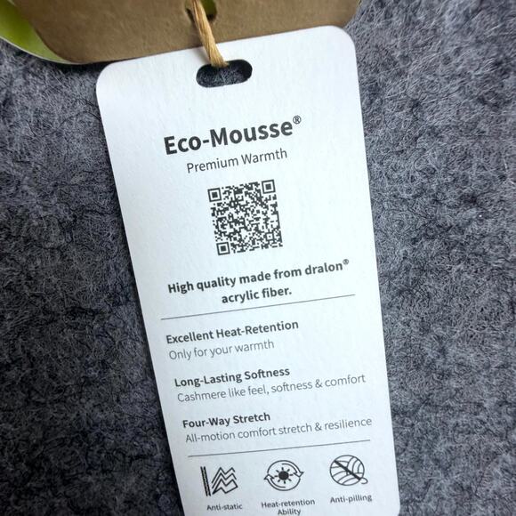 OGL Move Brami Top Women Medium Morning Mist Eco Mousse Off Shoulder Side Ruched - Picture 8 of 8